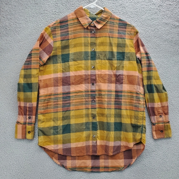 Madewell Tops - Madewell Flannel Sunday Shirt in Seconda Plaid Womens Size XS Pockets